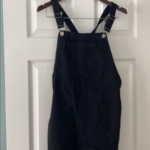 Black Overall Dress
